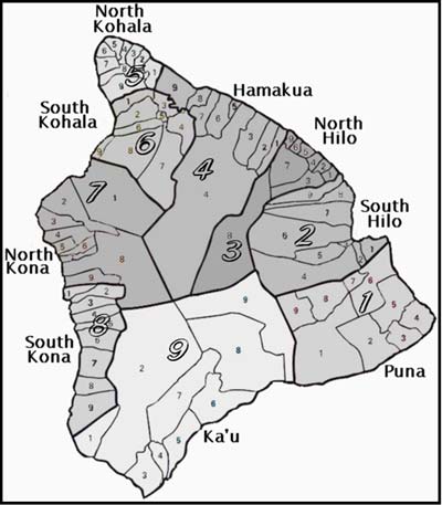 County Tax Map Key Zones