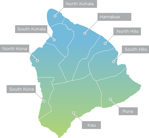 General Area Map Big Island