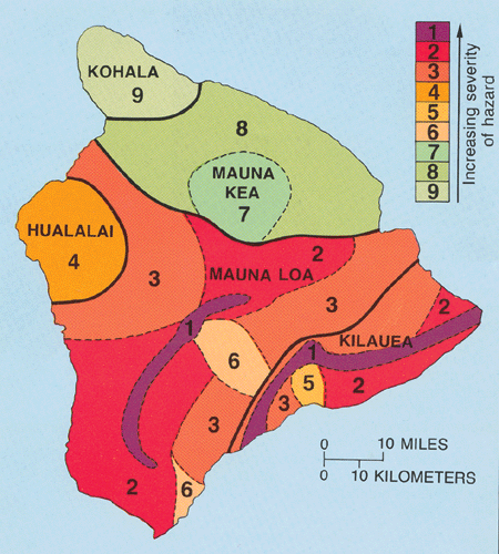 Lava Hazard Zones